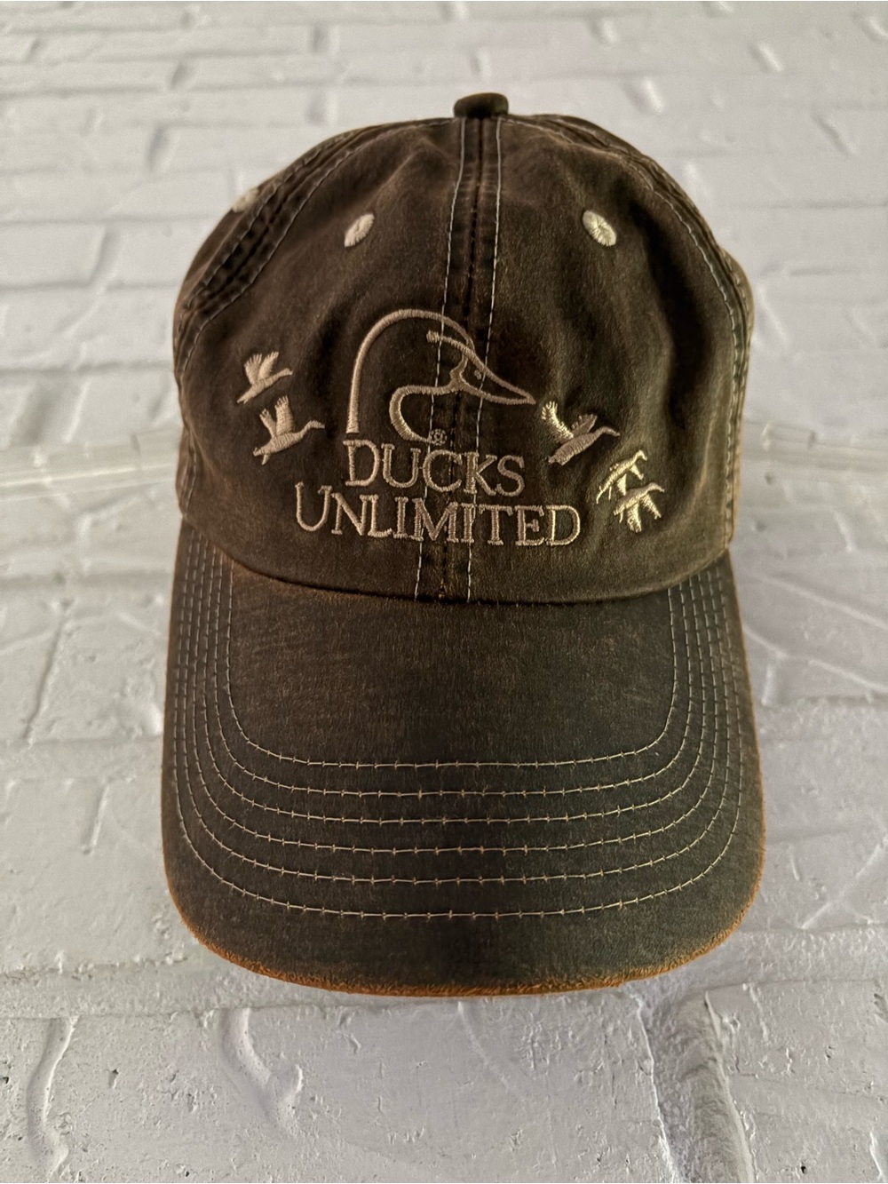 Ducks Unlimited Brown Baseball Cap